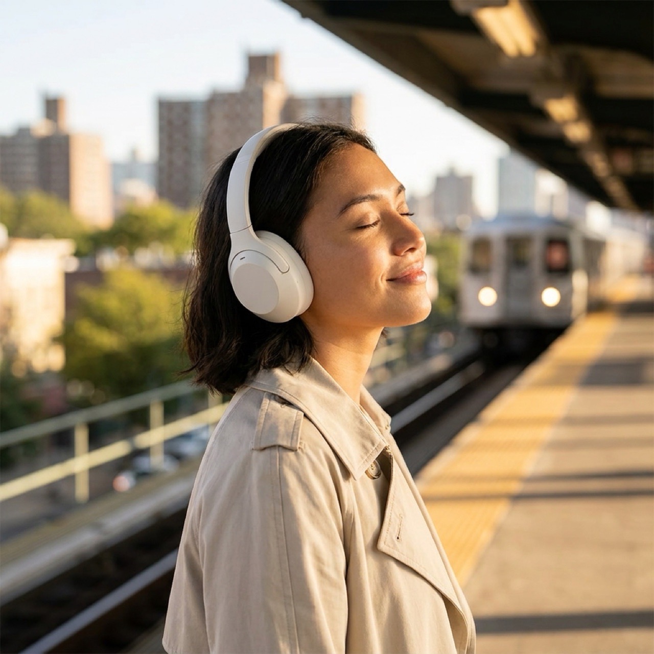 An ad for headphones